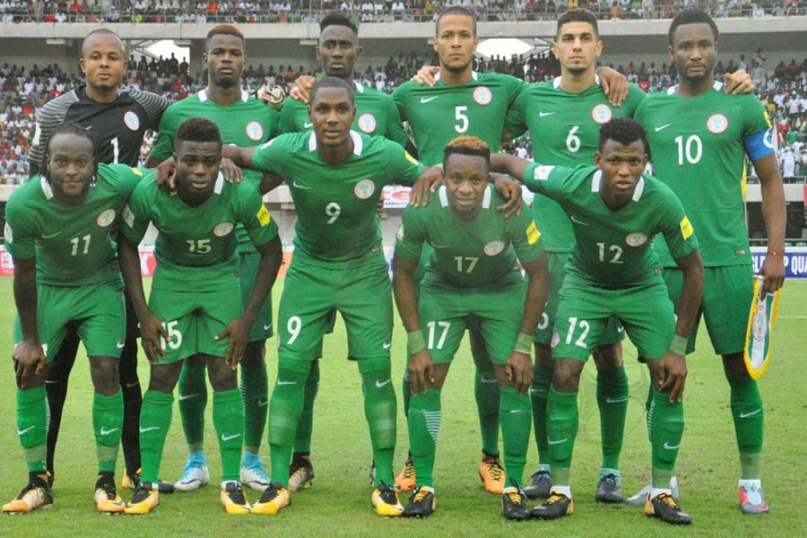 Which country has the most football players - Nigeria