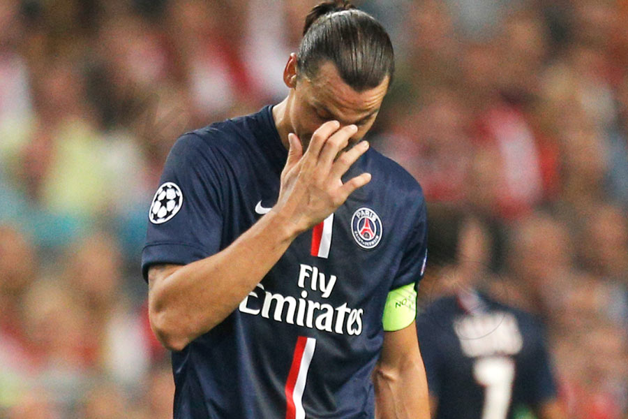 Zlatan stepped up to the penalty spot 104 times, converting 87 and missing 17