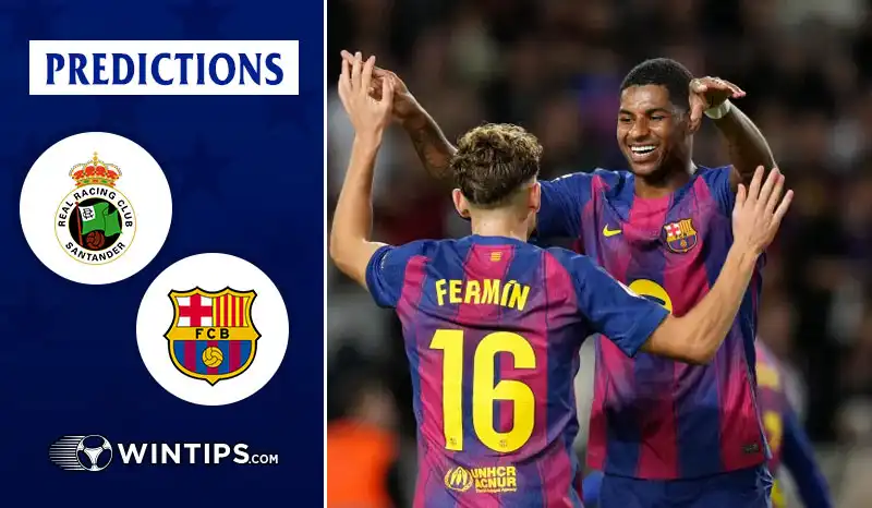 Racing Santander vs FC Barcelona Predictions