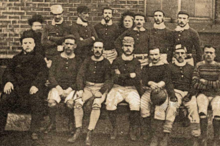 who was the first football team