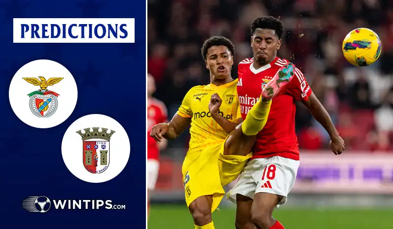 Benfica vs Sporting Braga Predictions
