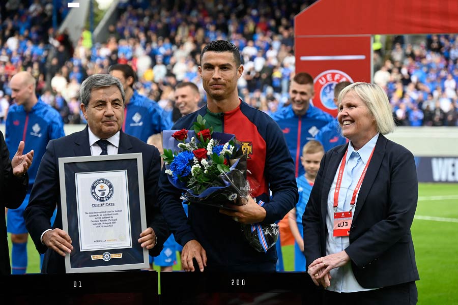 Ronaldo record for most goals scored for national team