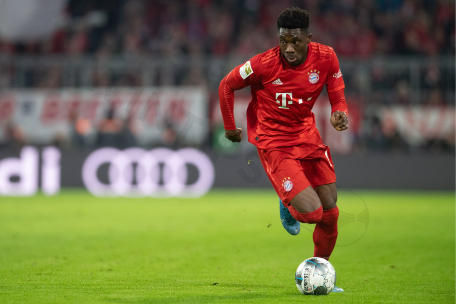 Davies' top speed of 22.69 mph was recorded during a Bundesliga match against Werder Bremen in the 2019/20 season when Bayern Munich secured the title