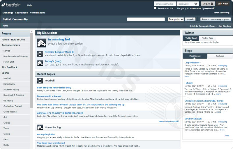 Betfair Forum - reputable Sports betting forum