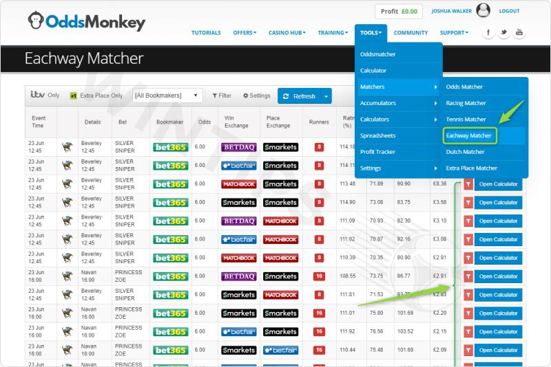 OddsMonkey - Famous Sports Betting Software