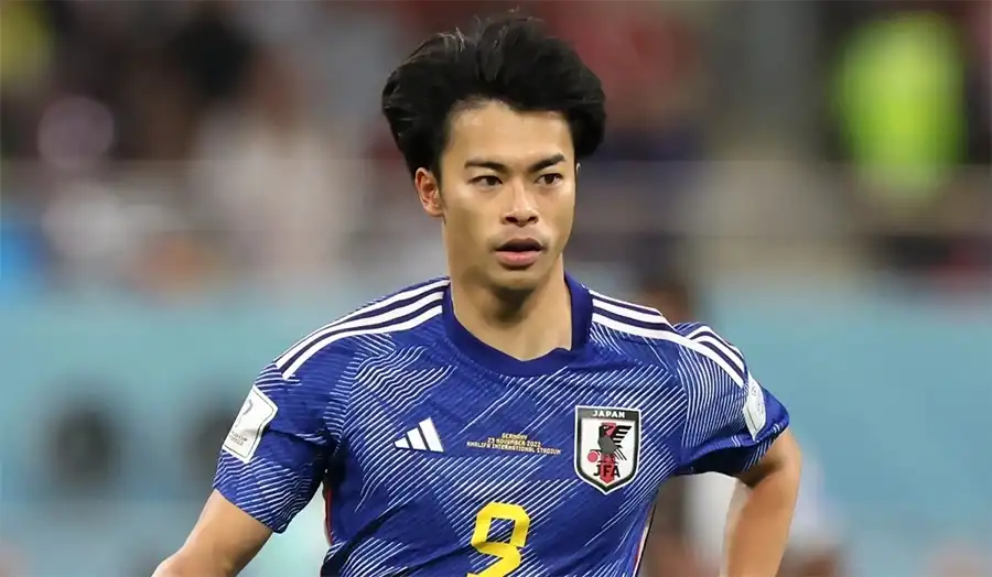 Kaoru Mitoma, Japanese winger playing for Brighton & Hove Albion in the Premier League