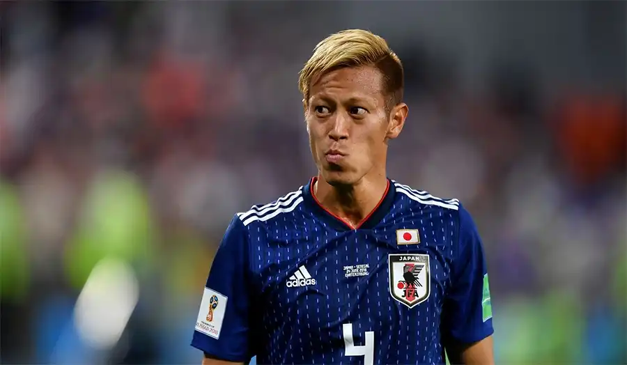 Keisuke Honda, Japanese attacking midfielder known for his free-kick skills