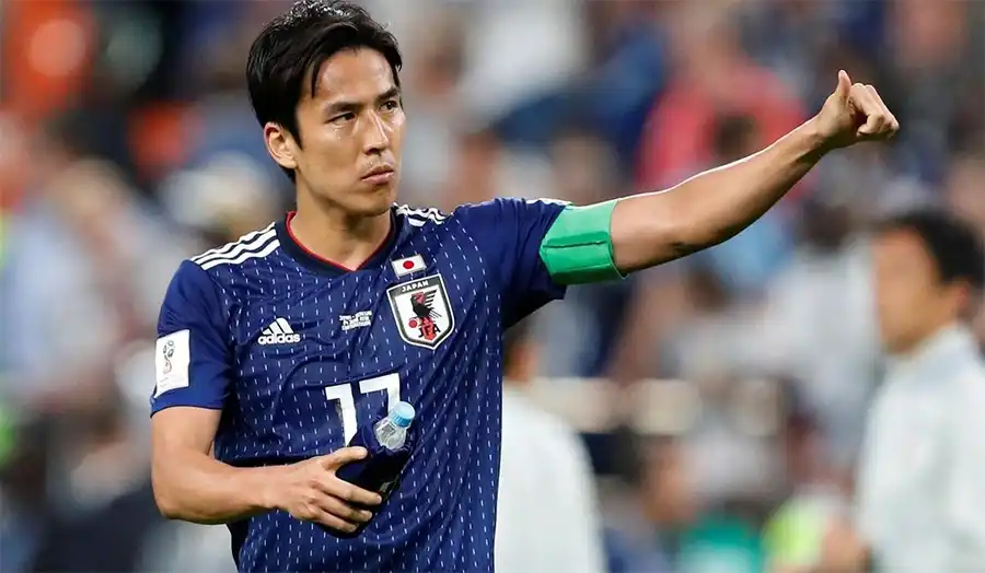 Makoto Hasebe, Japanese midfielder and veteran of Eintracht Frankfurt