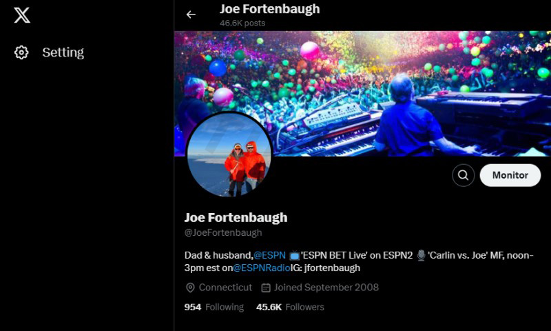 @Joefortenbaugh - Best Sports Betting Twitter Accounts