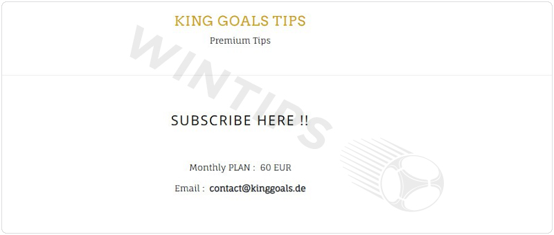 Kinggoals offers free and paid tips packages