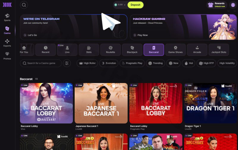 Cloud Bet online casino