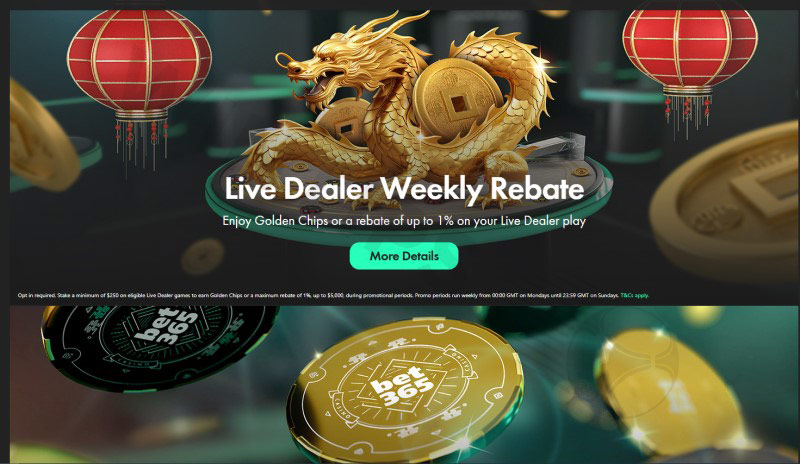Promotions in Bet365 Casino are offers that members cannot miss