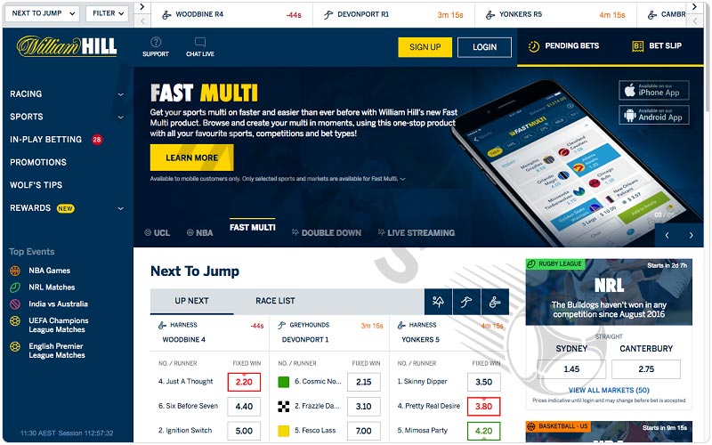 William Hill - Best sports betting apps for beginners