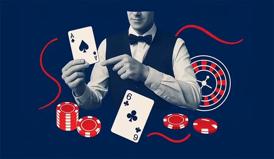 Visualizing blackjack house odds and betting odds in a general gameplay setting