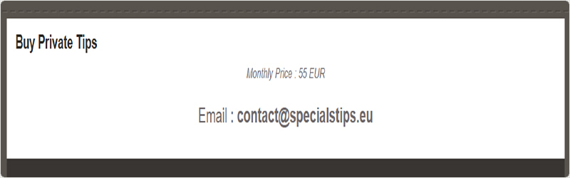 Specialstips is more competitive than some premium services with fees ranging from 70–100 EUR/month