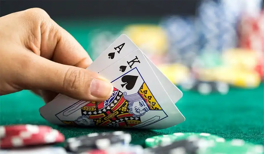 General concept of common mistakes when using the double down option in blackjack