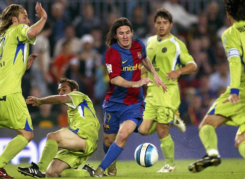 Goal against Getafe (2007) - Best football goals by Messi