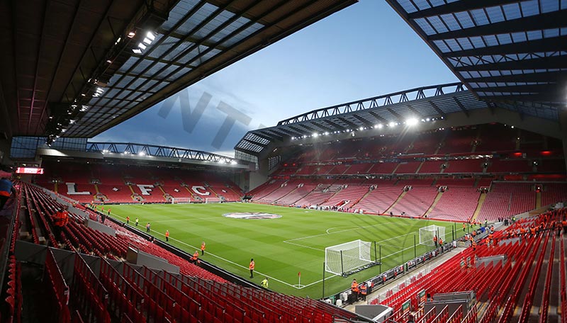 Liverpool owns Anfield Stadium, which opened in 1884 and has a capacity of 53,394