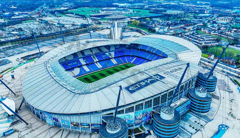 Manchester City's 53,400-capacity stadium, which opened in 2002