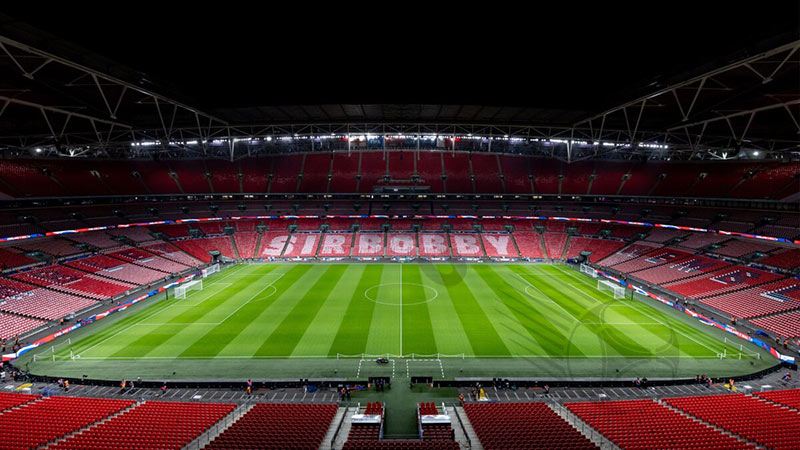 Biggest football stadium in Premier League: Wembley