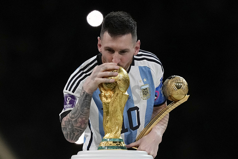 Historical significance of Messi winning World Cup