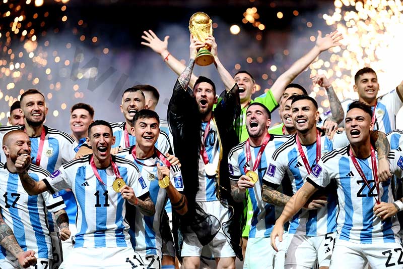 Messi World Cup winning in 2022