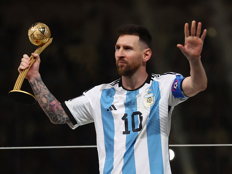 When did messi win the world cup?