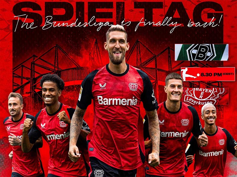 Bayer Leverkusen, founded in 1904, are nicknamed "Die Schwarzroten" (The Black and Red) and "Die Werkself" (The Company's Eleven)