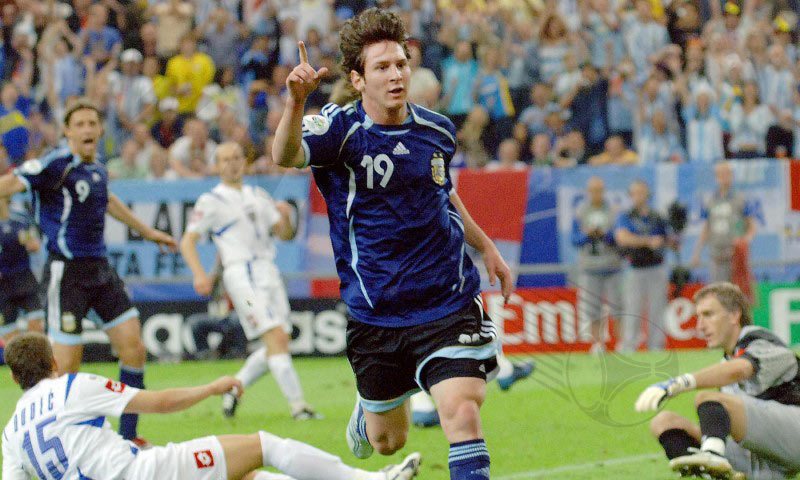 Messi’s first World Cup appearance came in 2006 when he was just 18