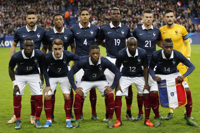 France's position as the second-best team in the world