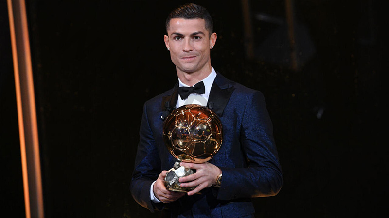 Cristiano Ronaldo, Messi's biggest rival throughout his career, has also won 5 Ballons d'Or