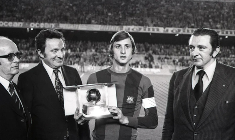 Johan Cruyff: 3 Ballons d'Or (1971, 1973, 1974)