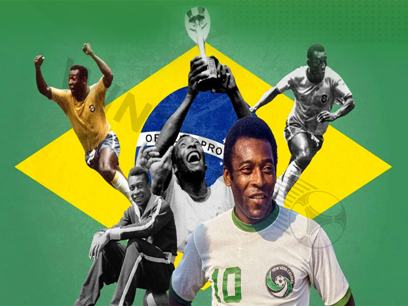 Pele, whose real name is Edson Arantes do Nascimento, was born in 1940 in Brazil