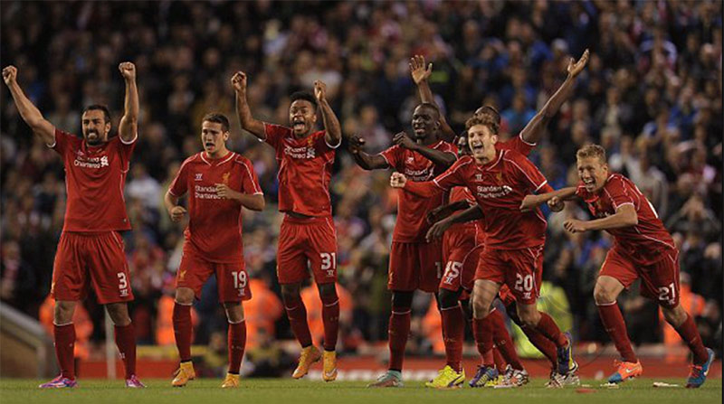 The longest penalty shootout in football history​: Liverpool 14-13 Middlesbrough (30 penalties)