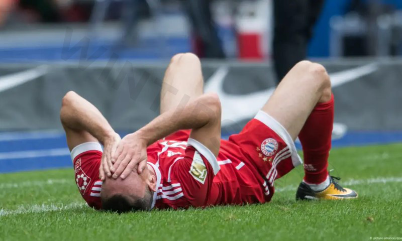 Ribery missed 227 games due to these setbacks, and as he approached the end of his career