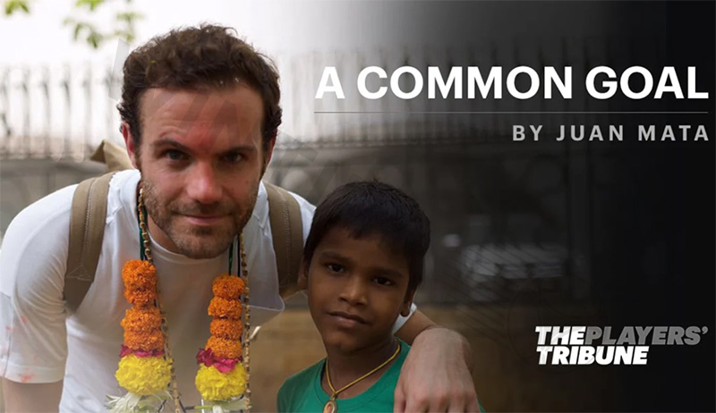 Charitable football players: Juan Mata