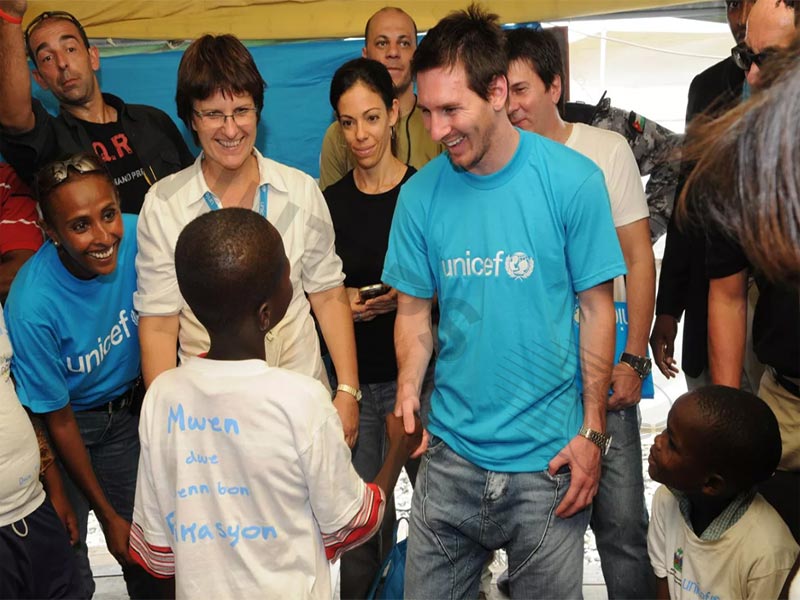 Charitable football players: Lionel Messi