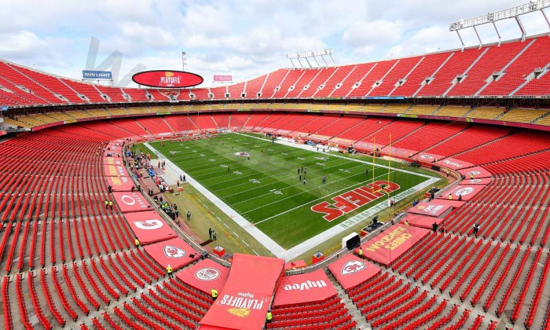 Arrowhead Stadium in Kansas City, Missouri, is a wildcard pick but has a strong case due to its central location and passionate fan base