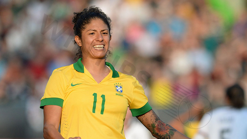  Cristiane  - FIFA women's World Cup top goal scorers​