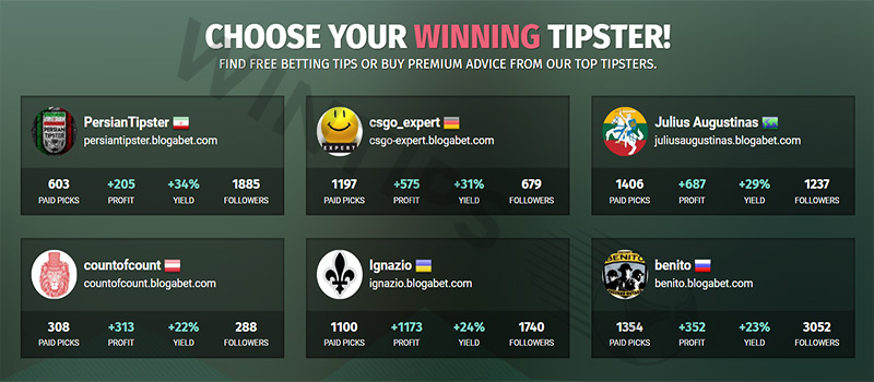 Find free betting tips or buy premium advice from Blogabet's top tipsters