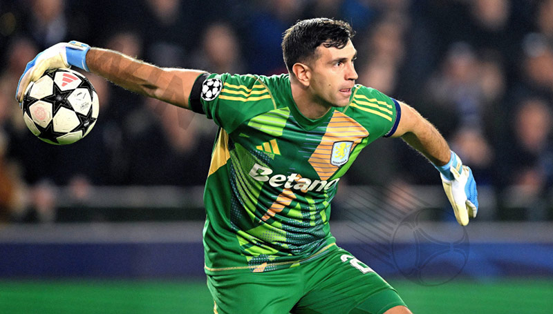 Aston Villa's Emiliano Martinez was named Best Goalkeeper for his penalty heroics at the recent Copa America