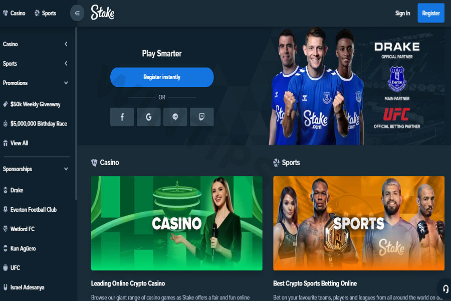 Stake Casino is a global online betting brand