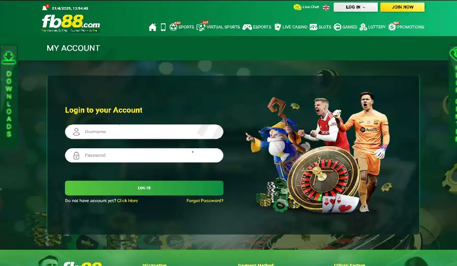 FB88’s extensive sportsbook covers a wide range of events, giving bettors access to numerous markets and opportunities
