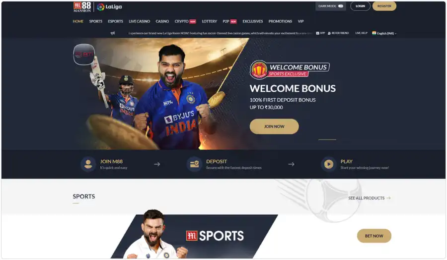 M88 stands out in the Greek market for its robust sportsbook offerings and its emphasis on quick and secure payouts