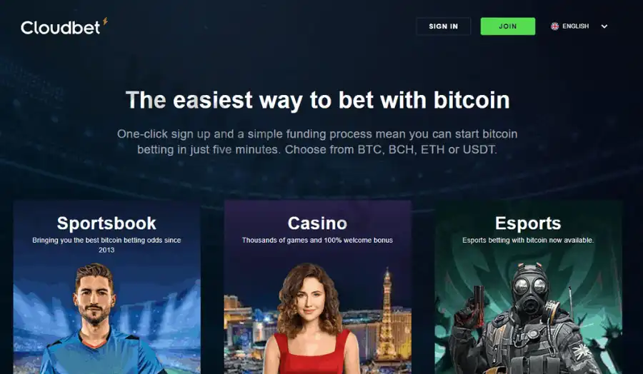 Cloudbet is the go-to platform for crypto sports bettors, offering one of the most advanced cryptocurrency betting experiences in Ohio