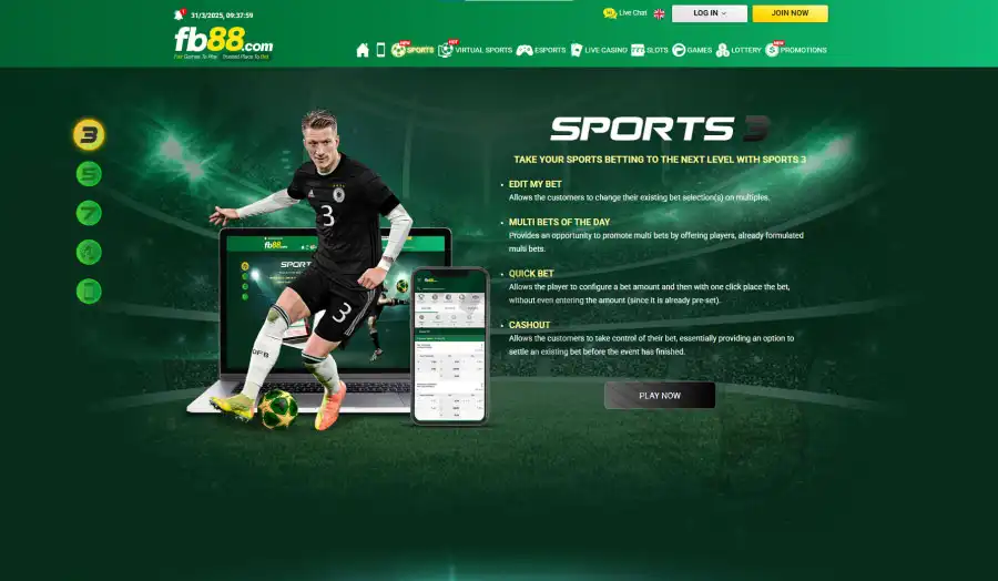 FB88 has rapidly become one of the preferred betting platforms for Paraguayan players due to its balance of sports betting and casino gaming