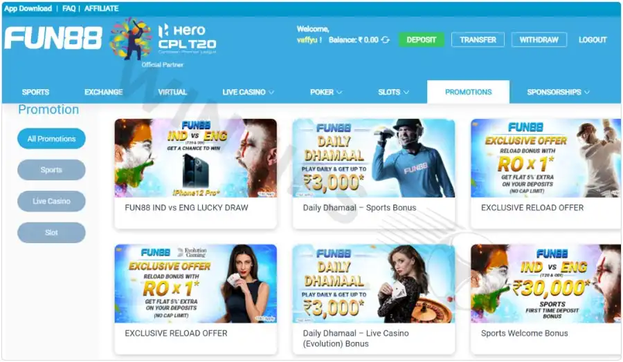 Fun88 is a well-regarded betting platform that has built a strong reputation in Montenegro