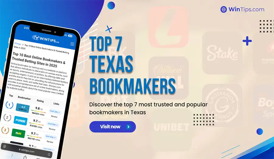 Top 8 betting sites Texas for mobile and desktop users