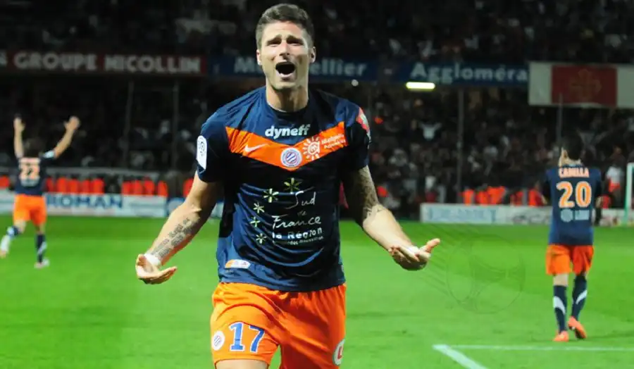 Olivier Giroud – The main striker, bringing Montpellier to the historic Ligue 1 championship