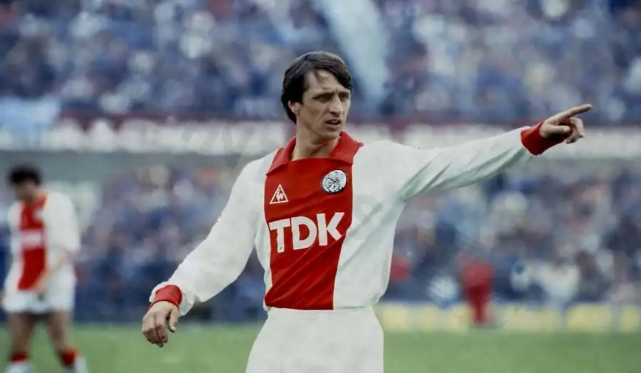Johan Cruyff - Ajax's greatest legend, the man who shaped the philosophy of total football and changed history